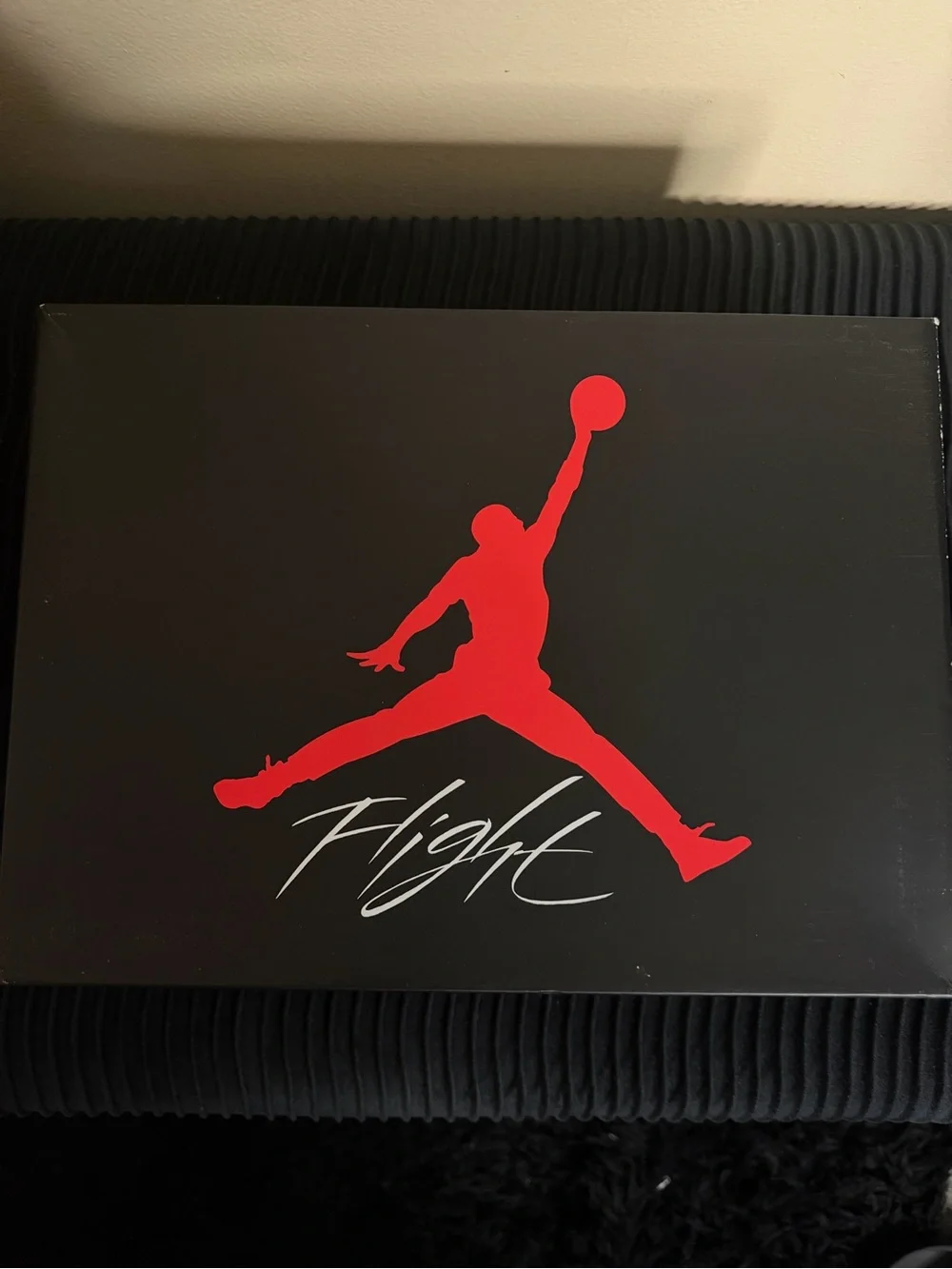 Jordan Air Jordan 4 Retro (GS) Box Label - Black and White